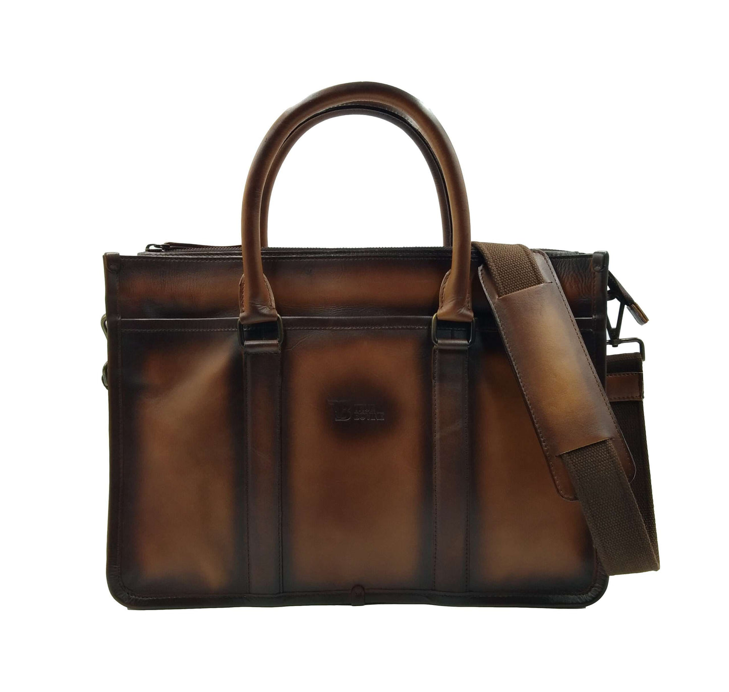 Launch Bamboo Leather Laptop Bag