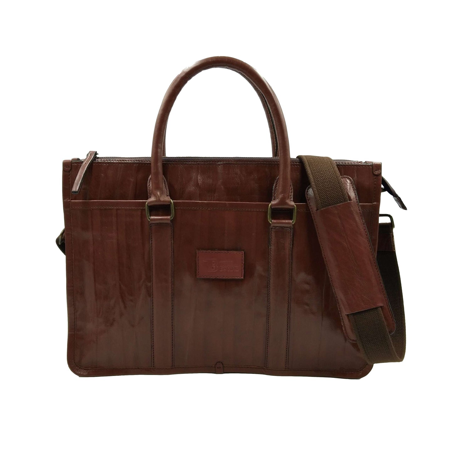 Launch Bamboo Leather Laptop Bag