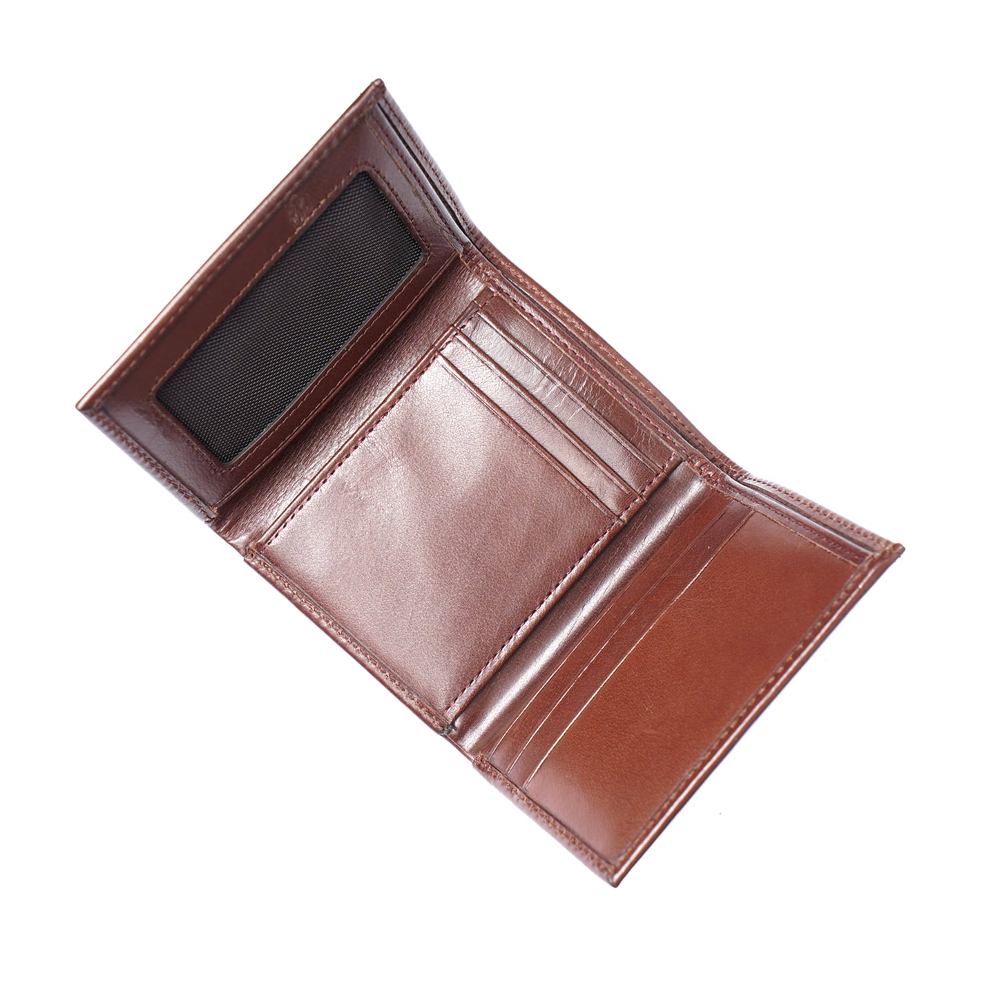 Tri Fold Water Buffalo Leather Wallet